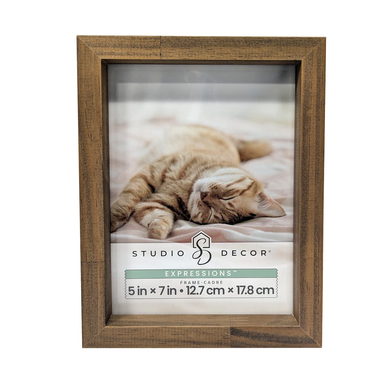 6 Pack: Expressions™ Brown Linear Wood Frame by Studio Décor®